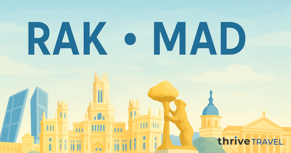 Marrakech to Madrid