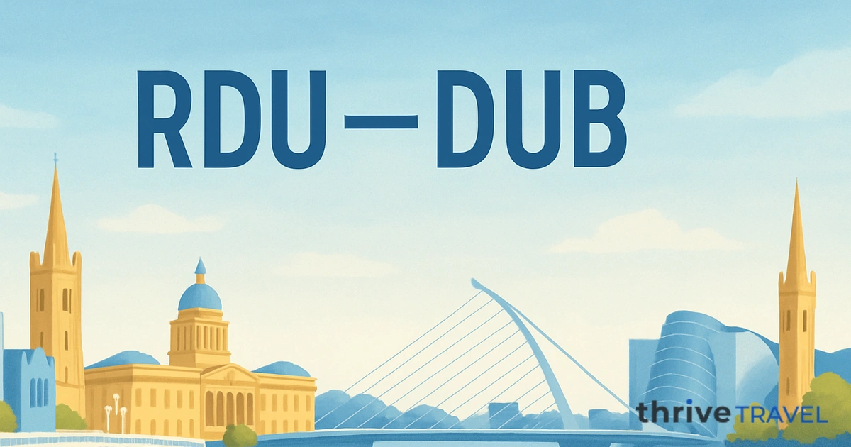 Raleigh to Dublin