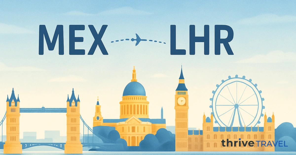 Mexico City to London