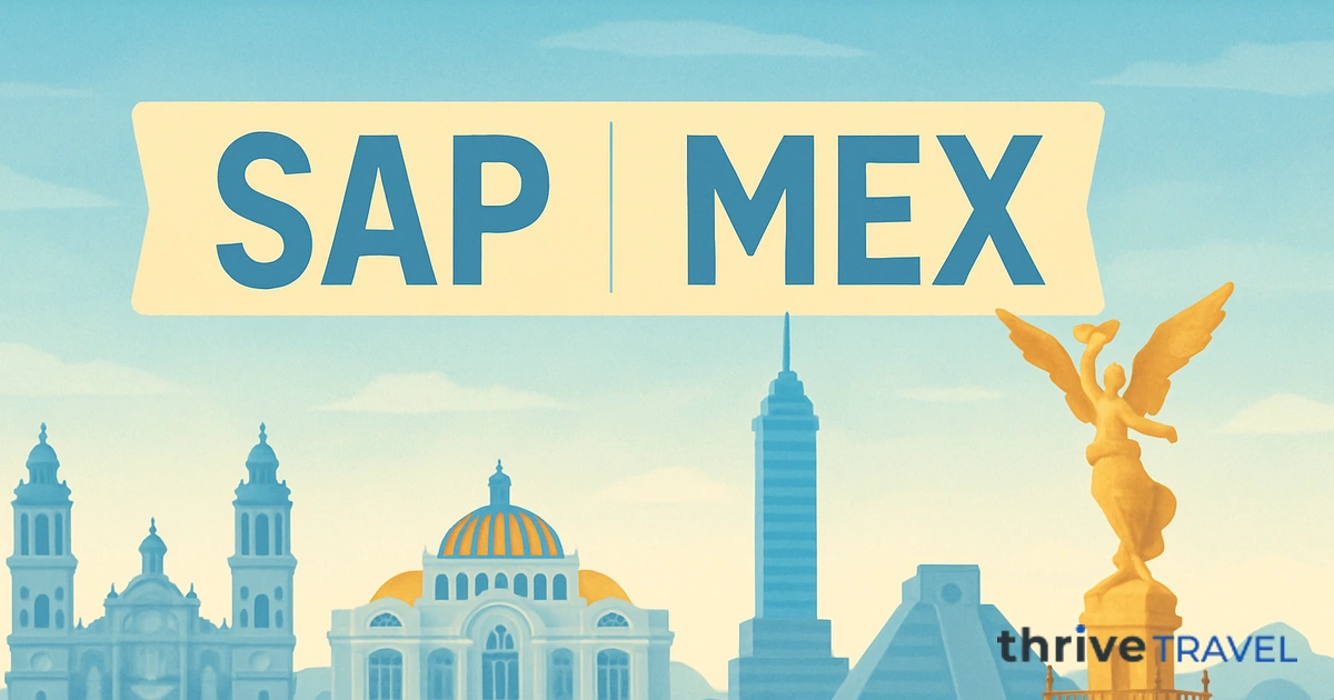 San Pedro Sula to Mexico City