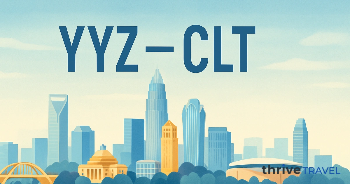 Toronto to Charlotte
