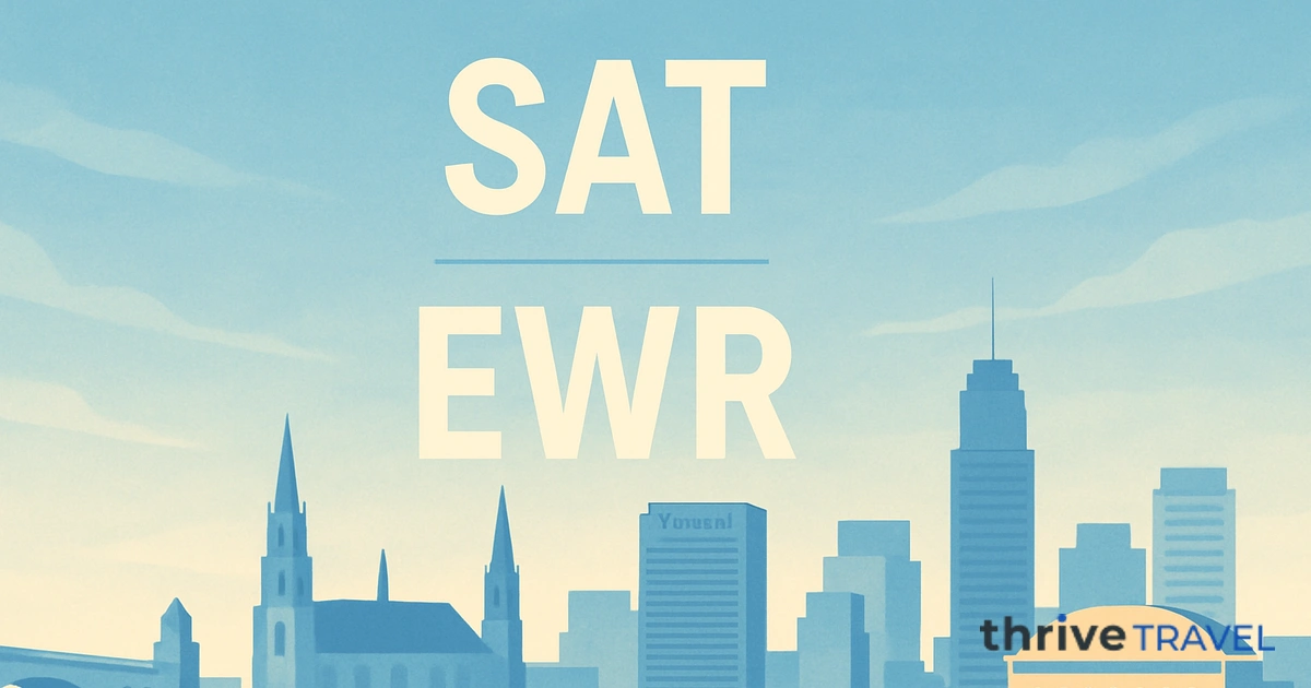 San Antonio to Newark