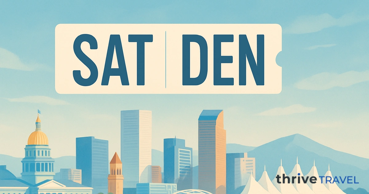 San Antonio to Denver