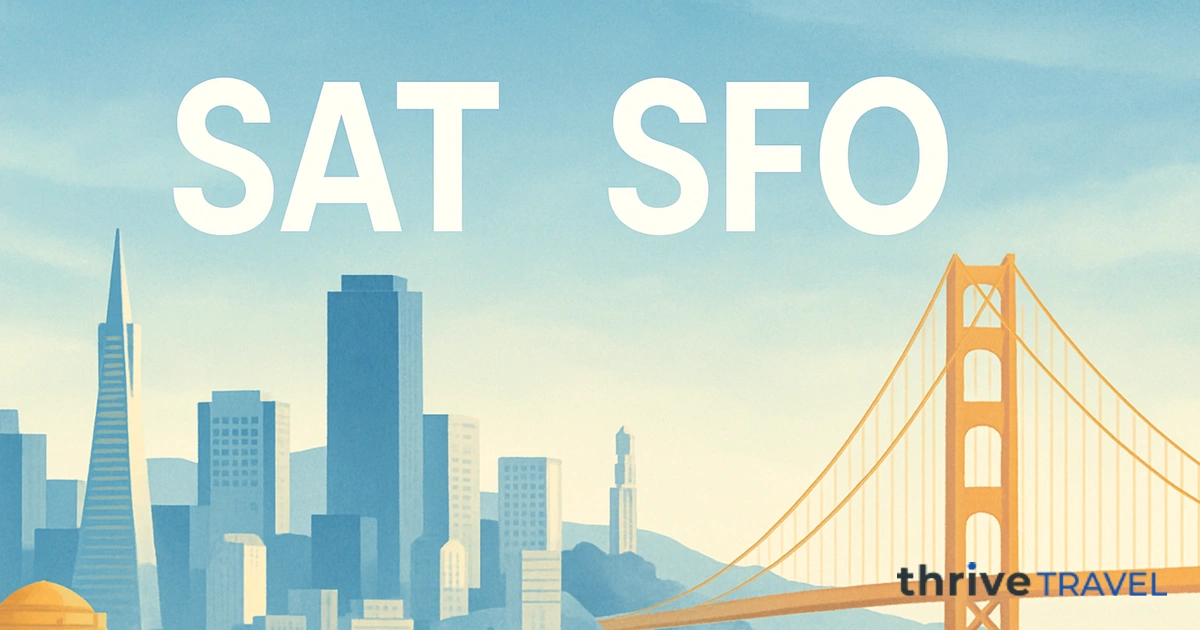 San Antonio to San Francisco