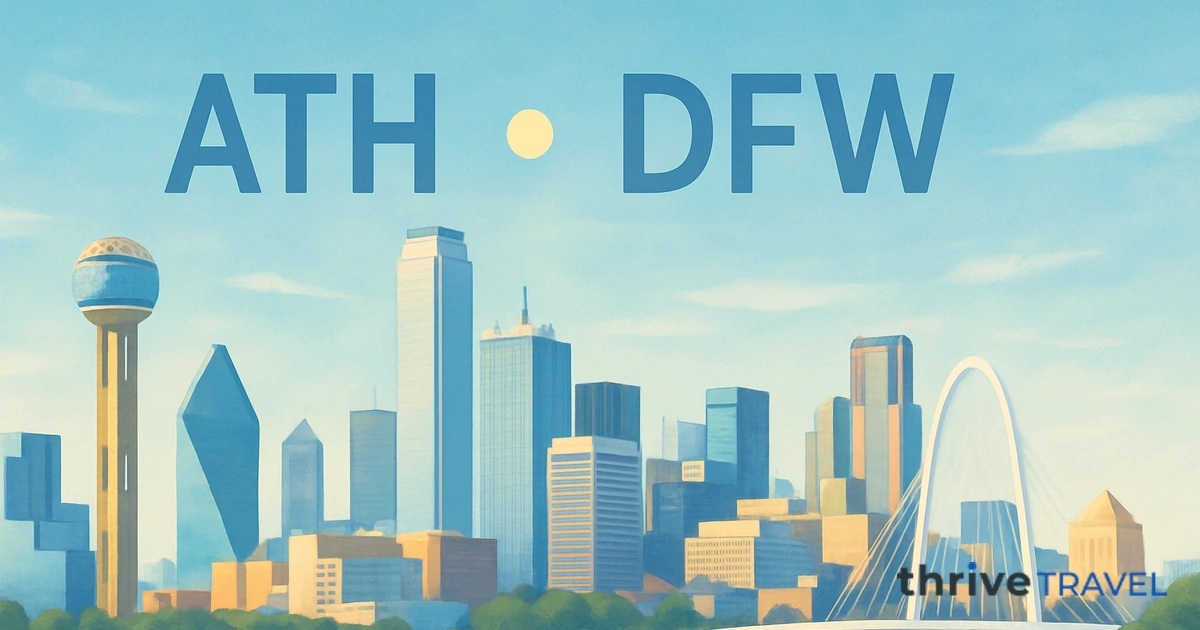 Athens to Dallas