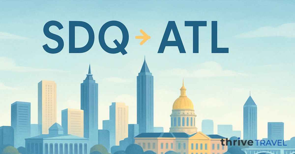 Santo Domingo to Atlanta