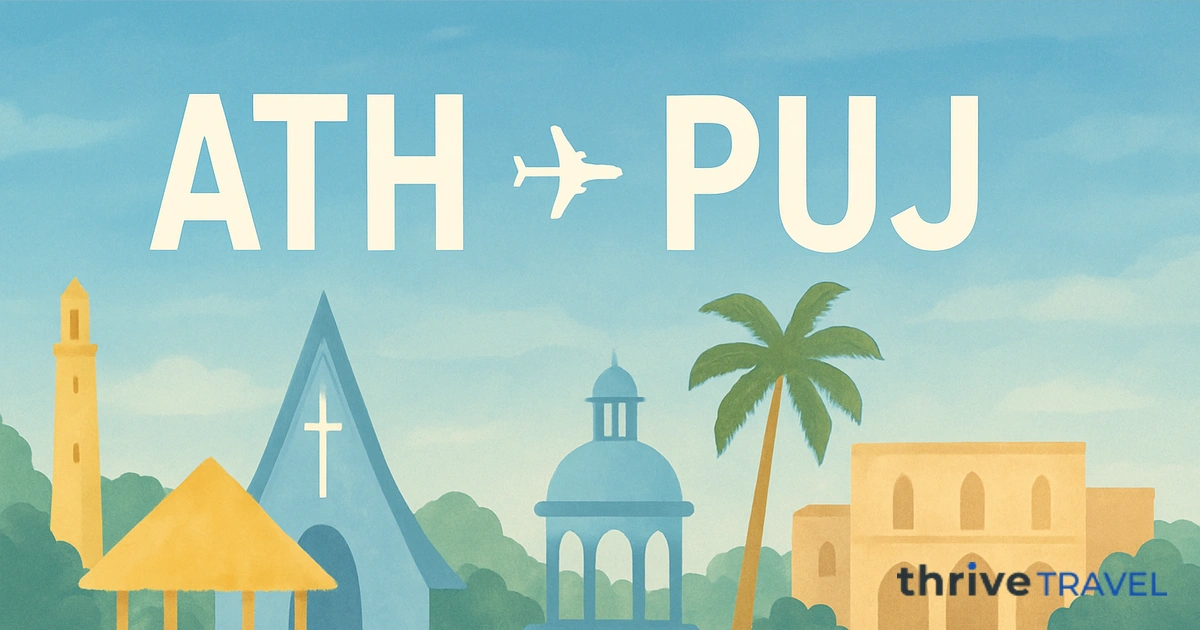 Athens to Punta Cana