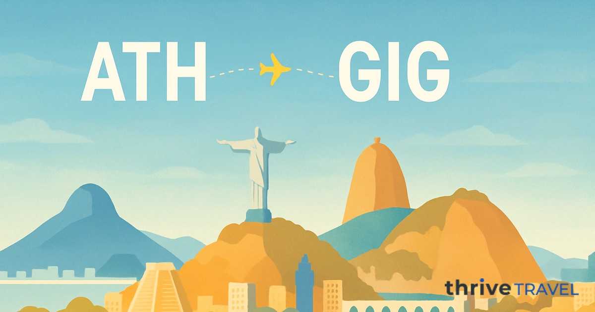 Athens to Rio de Janeiro
