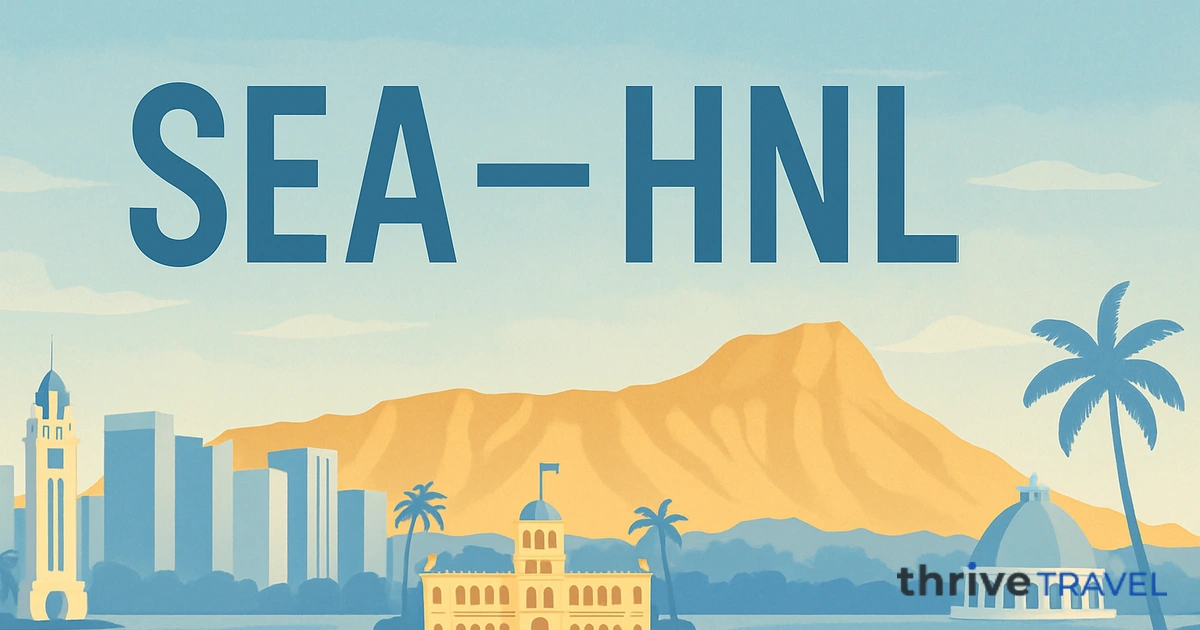 Seattle to Honolulu