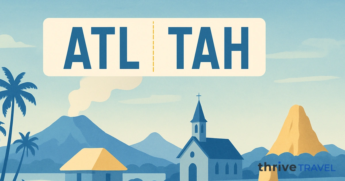 Atlanta to Taha'a