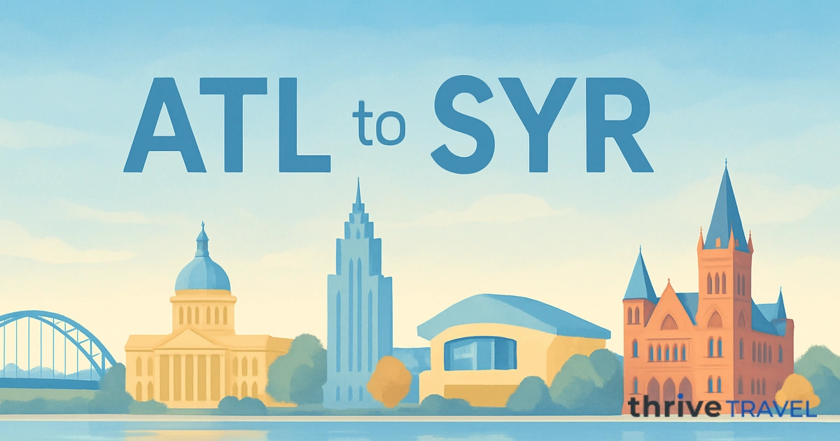 Atlanta to Syracuse