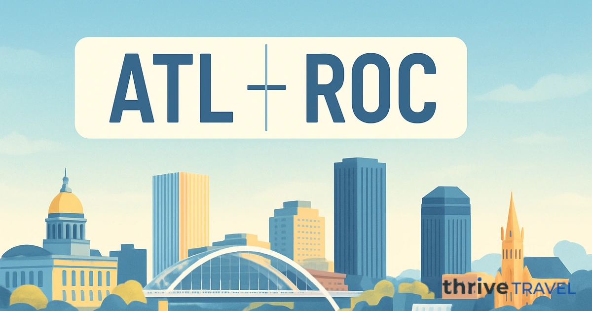 Atlanta to Rochester