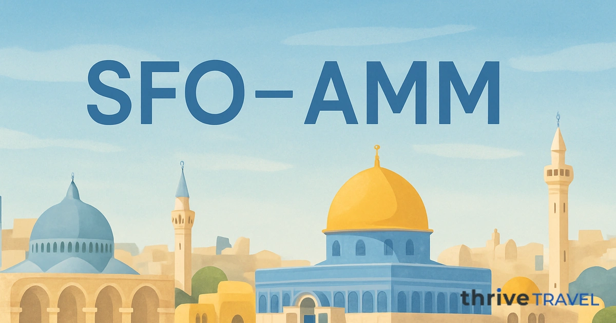 San Francisco to Amman