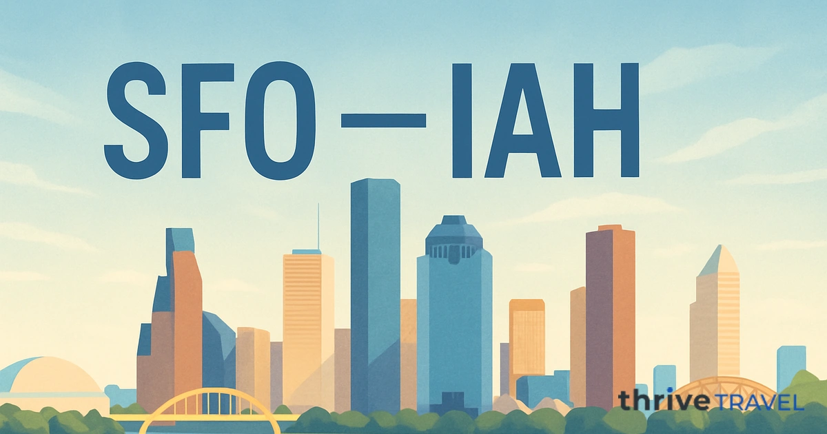 San Francisco to Houston