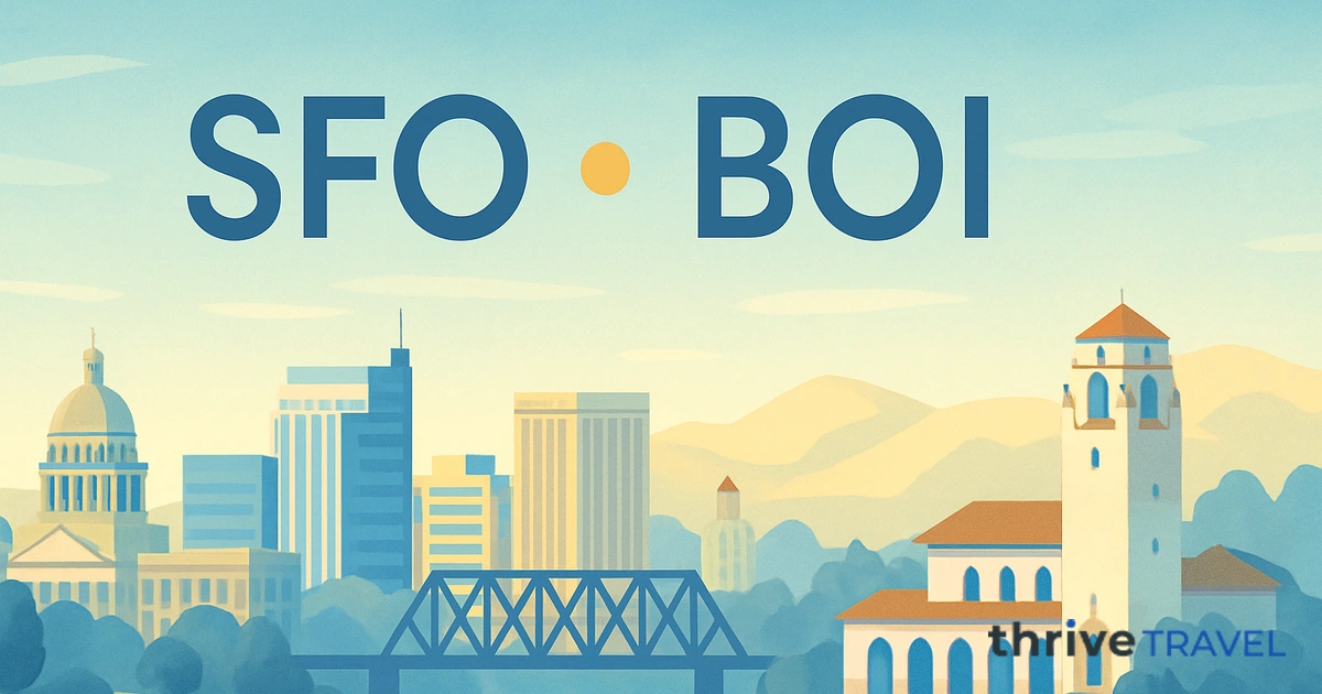 San Francisco to Boise