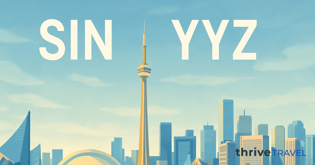 Singapore to Toronto