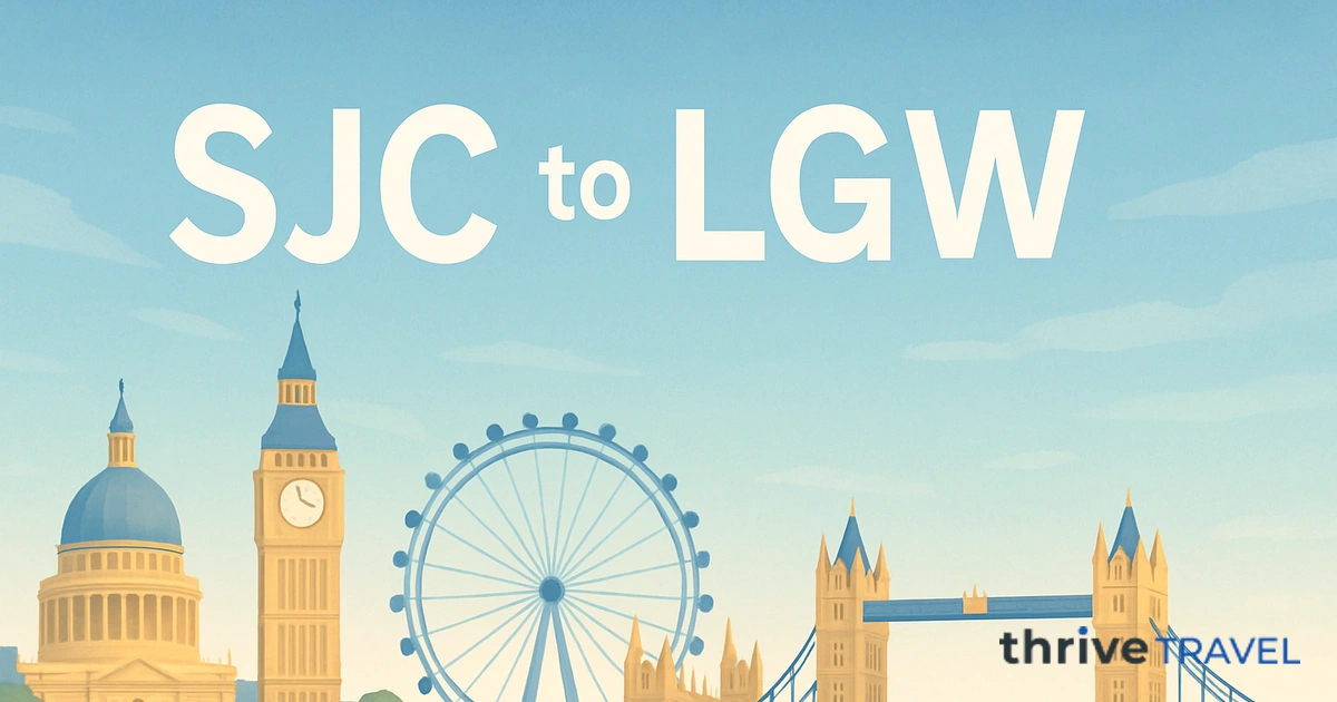 San Jose to London
