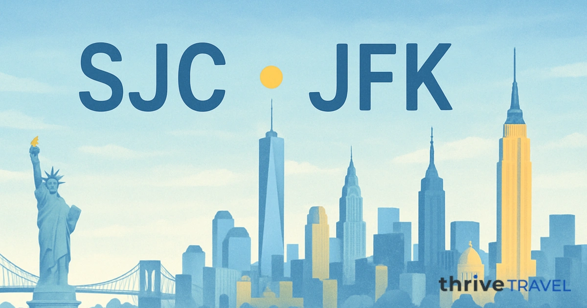 San Jose to New York