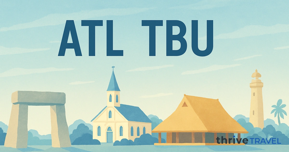 Atlanta to Tongatapu