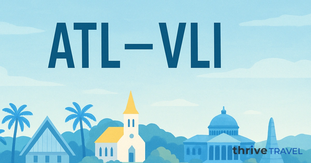 Atlanta to Port Vila
