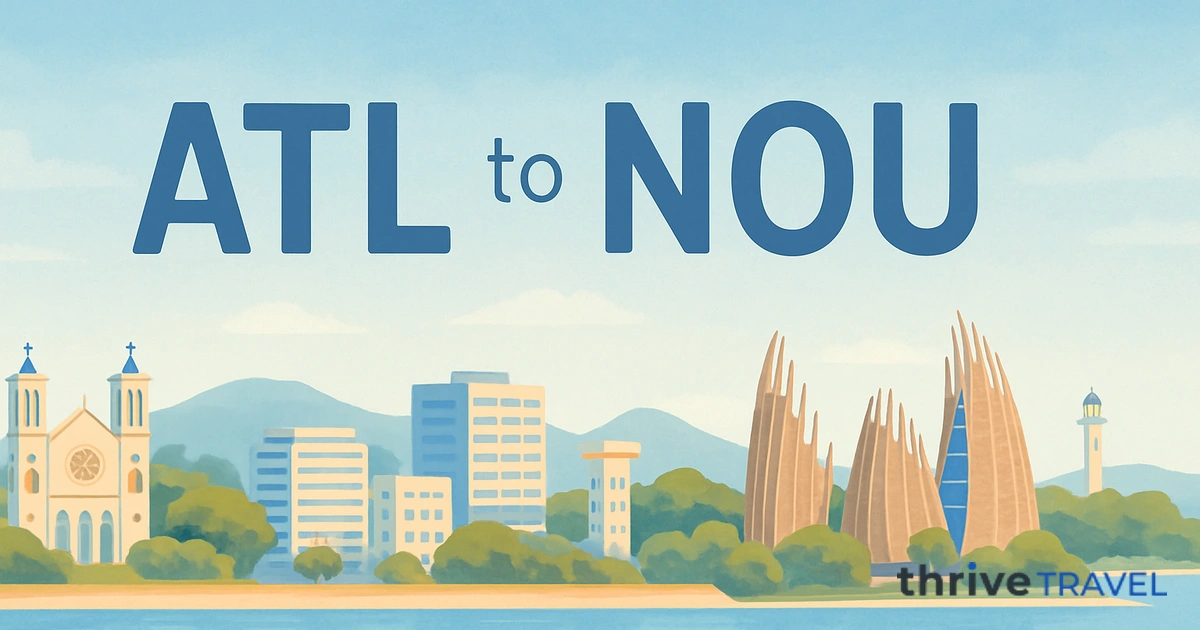 Atlanta to Nouméa