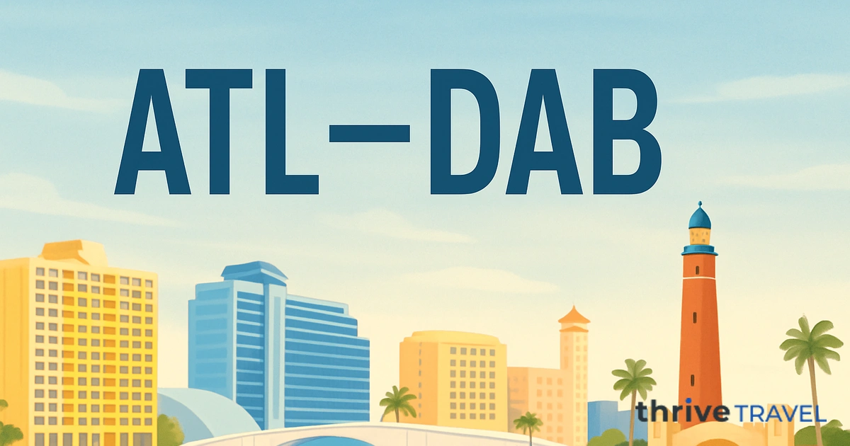 Atlanta to Daytona Beach