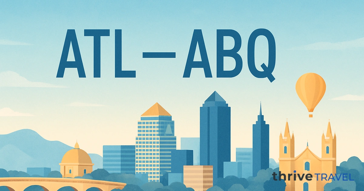 Atlanta to Albuquerque
