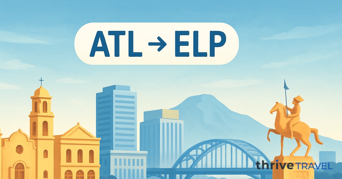 Atlanta to El Paso