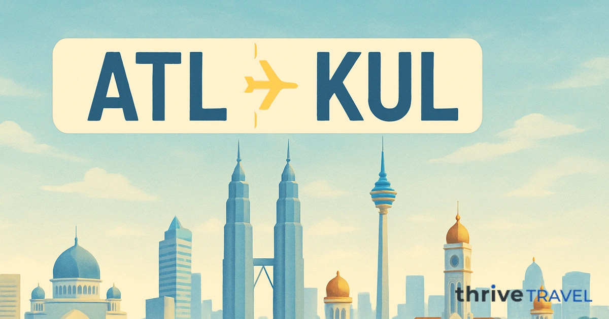 Atlanta to Kuala Lumpur