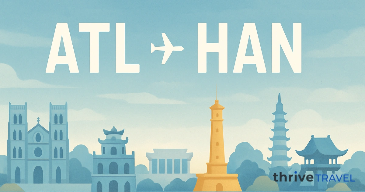 Atlanta to Hanoi