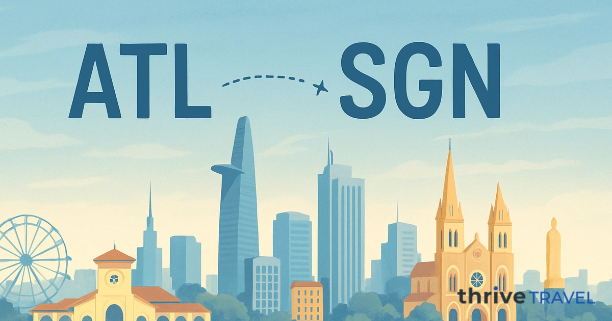 Atlanta to Ho Chi Minh City