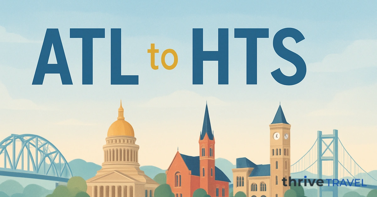 Atlanta to Huntington