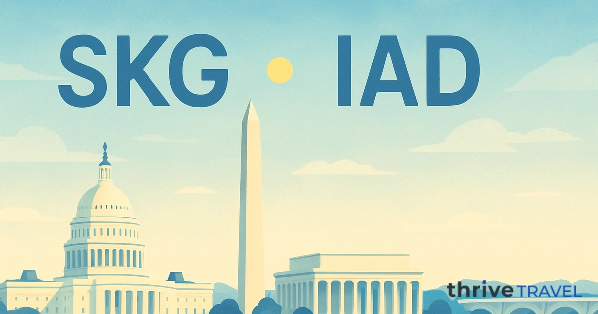 Thessaloniki to Washington