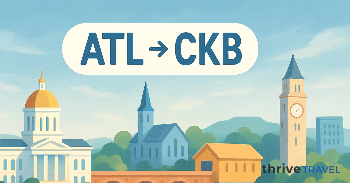 Atlanta to Clarksburg