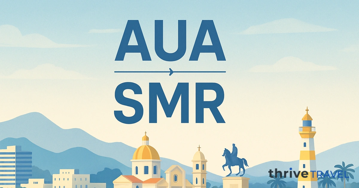 Oranjestad to Santa Marta
