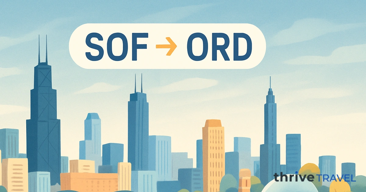 Sofia to Chicago