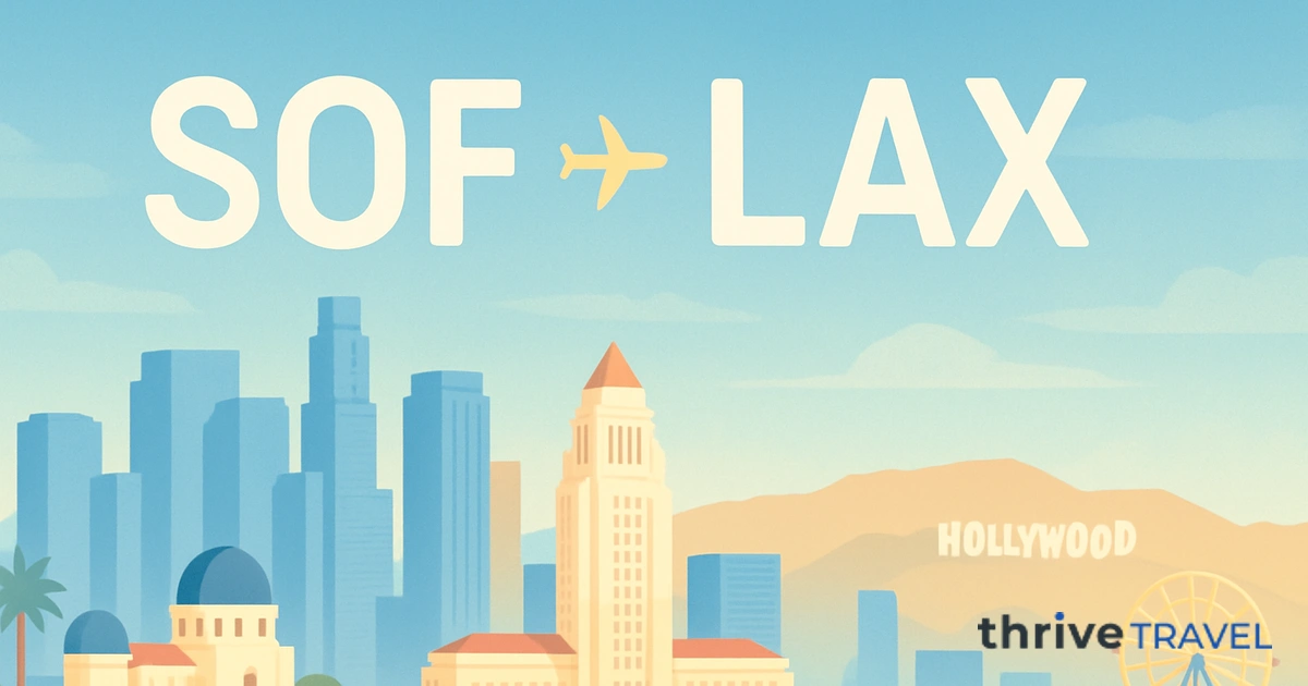 Sofia to Los Angeles