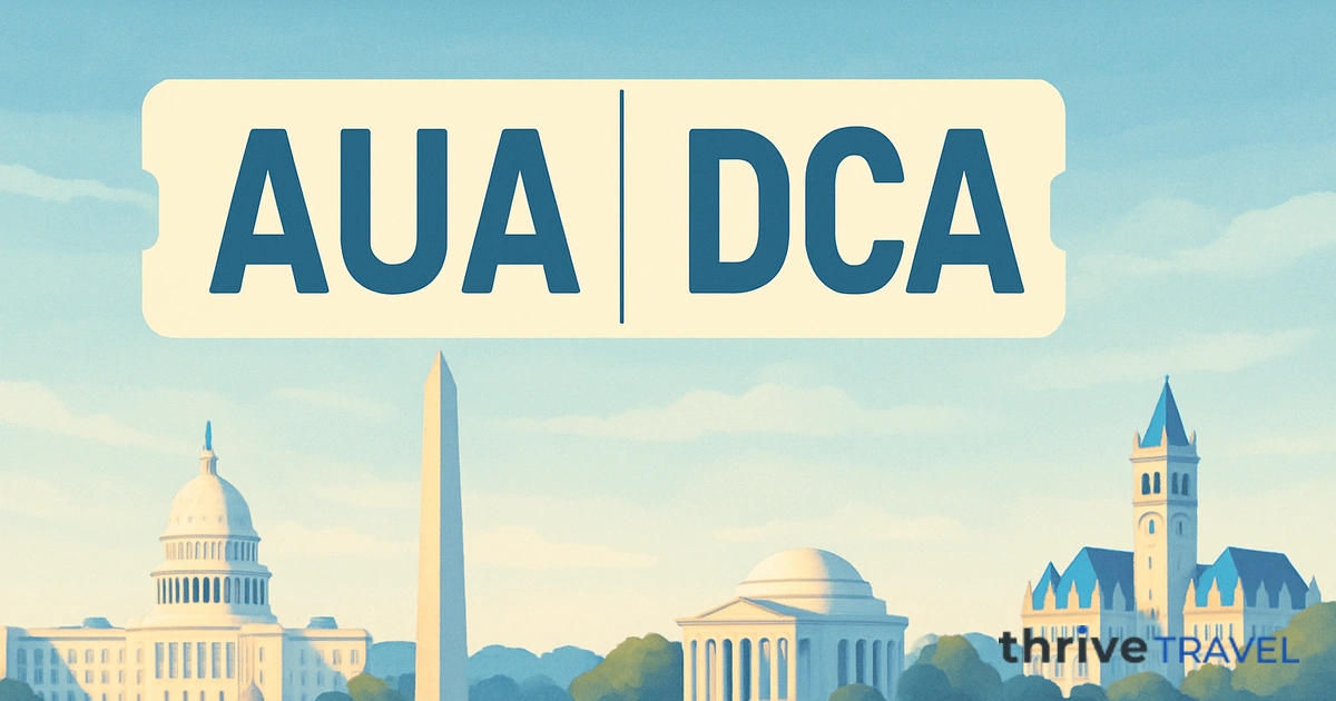 Aruba to Washington D.C.