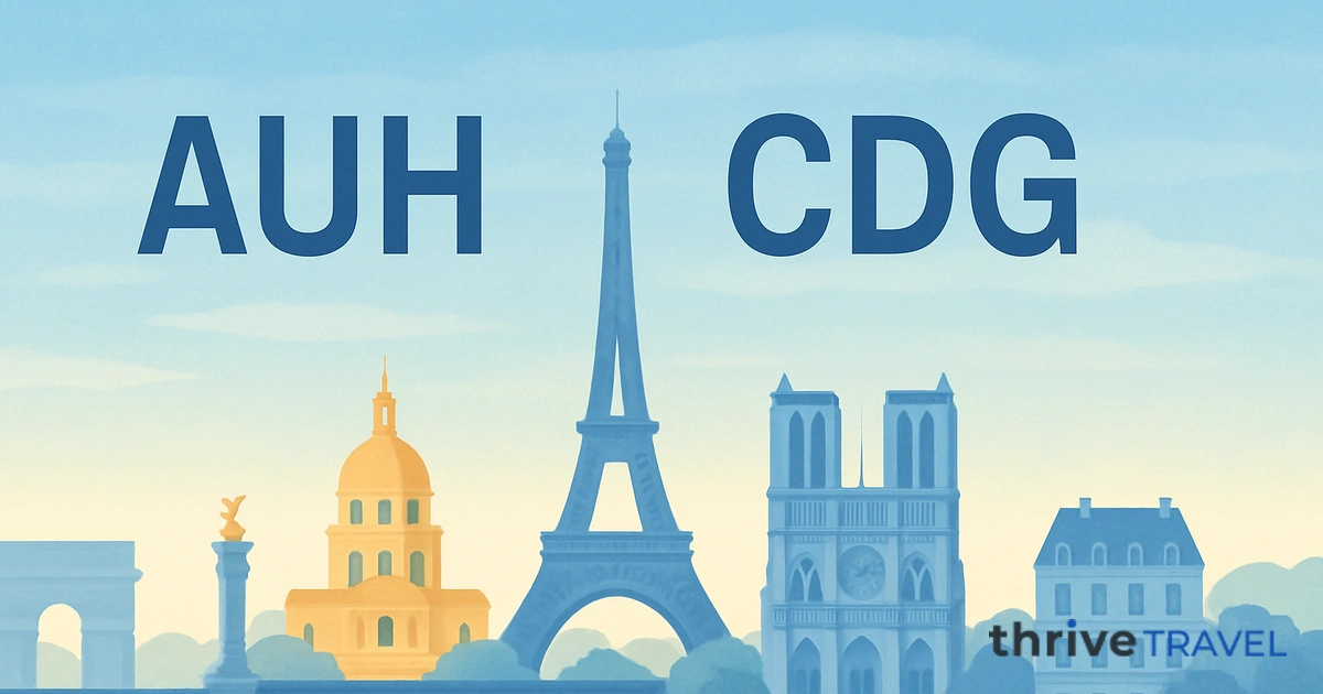 Abu Dhabi to Paris