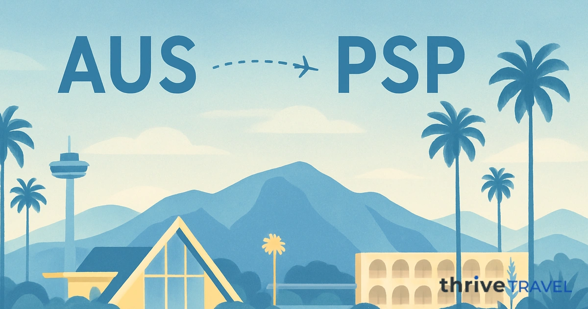 Austin to Palm Springs
