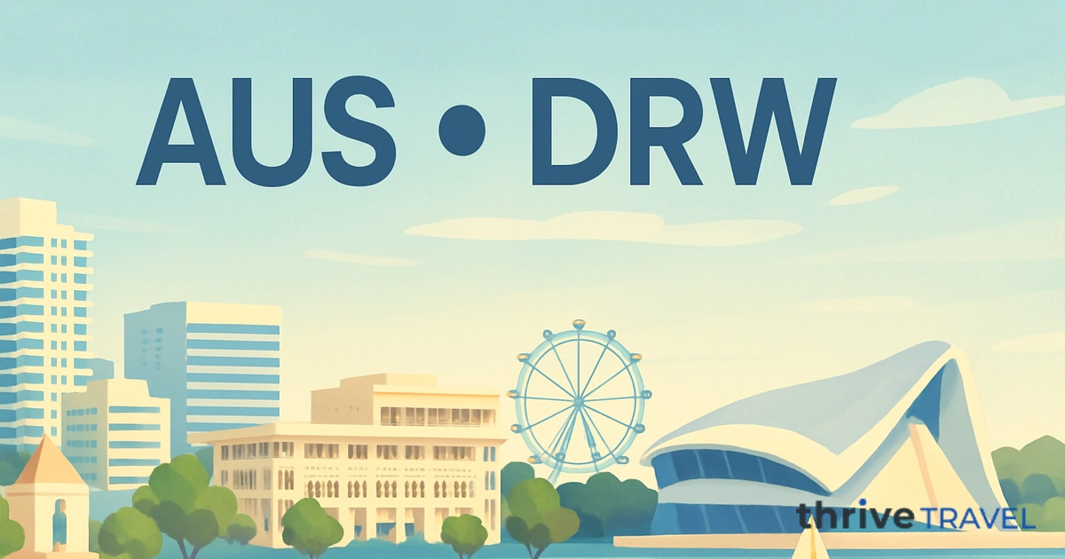 Austin to Darwin