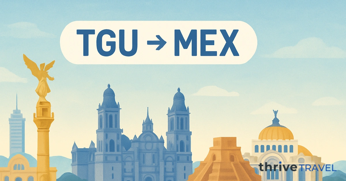 Tegucigalpa to Mexico City