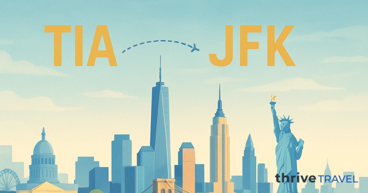 Tirana to New York