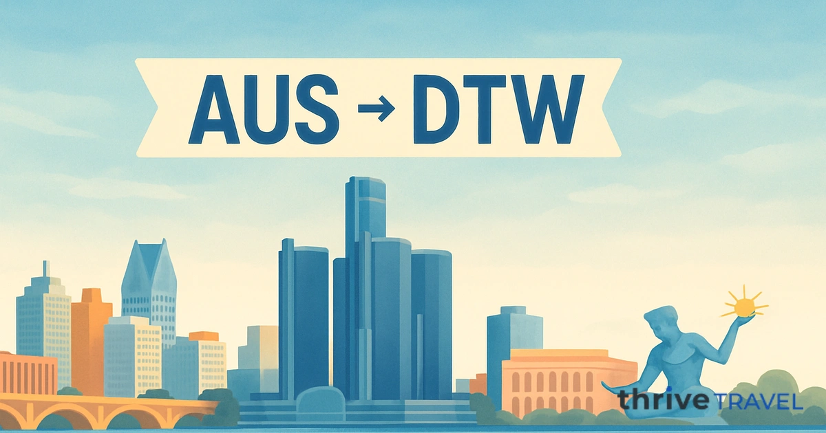 Austin to Detroit