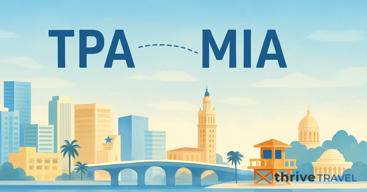Tampa to Miami