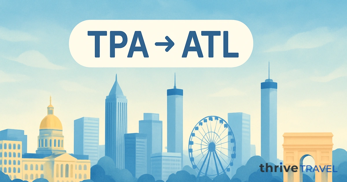 Tampa to Atlanta