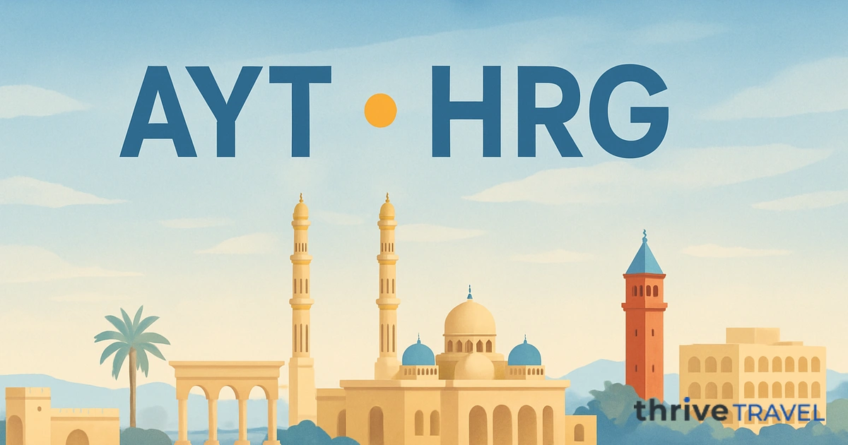 Antalya to Hurghada