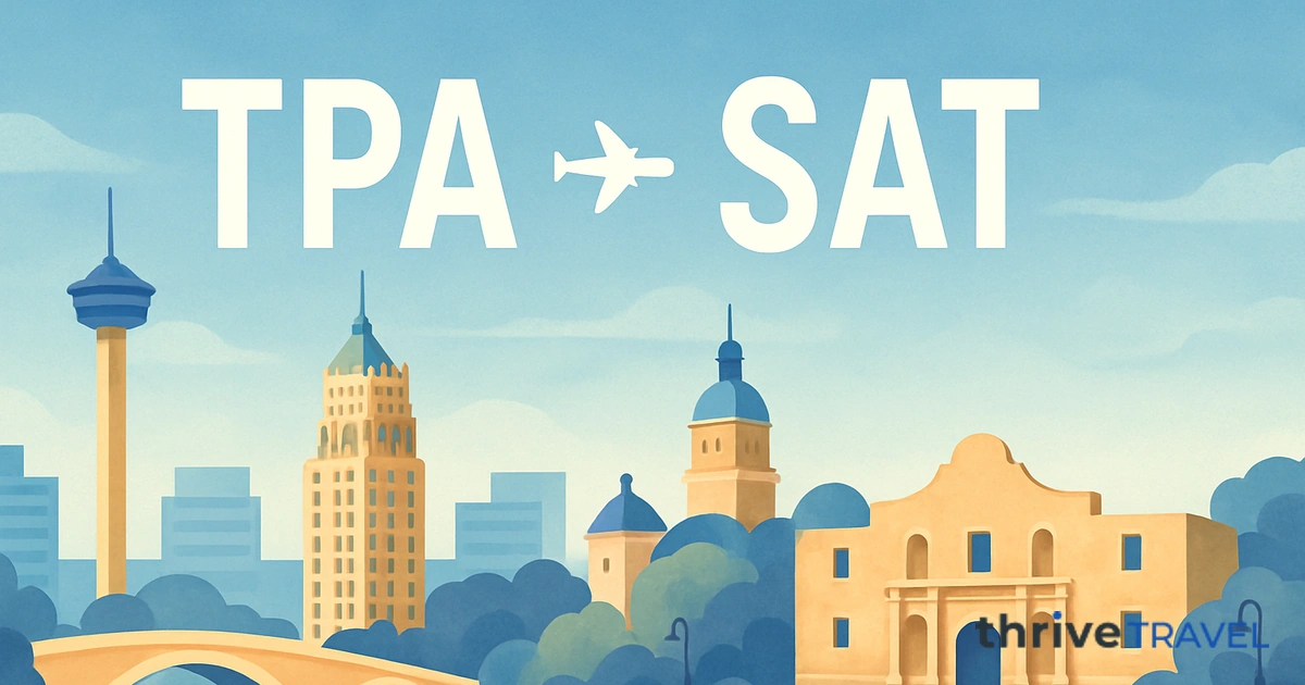 Tampa to San Antonio