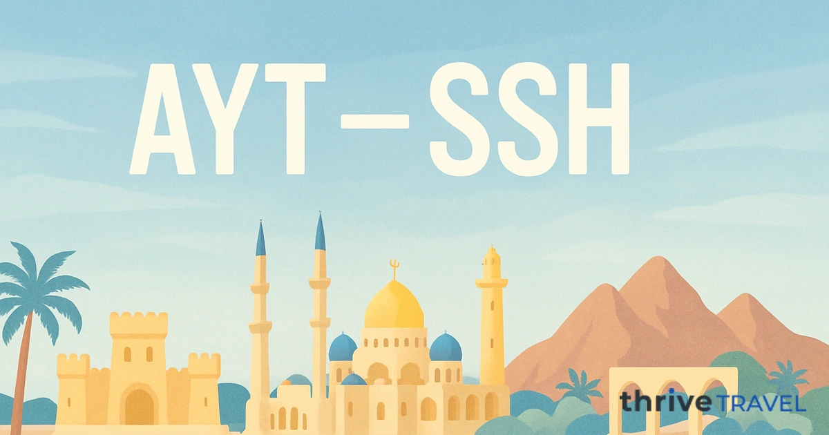 Antalya to Sharm El Sheikh