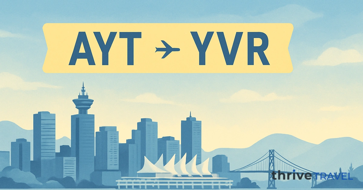 Antalya to Vancouver